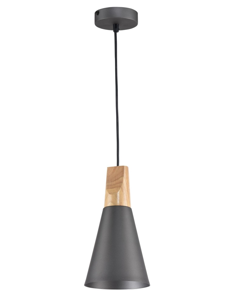 Maytoni Bicones 1xE27 60W wisząca P359-PL-140-C szary Maytoni Bicones 1xE27 60W wisząca P359-PL-140-C szary