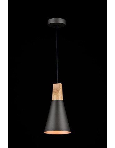 Maytoni Bicones 1xE27 60W wisząca P359-PL-140-C szary - produkt 2