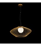 Lampy wiszące - Maytoni Plec 1xE27 40W wisząca P364PL-01G złoty - product 2