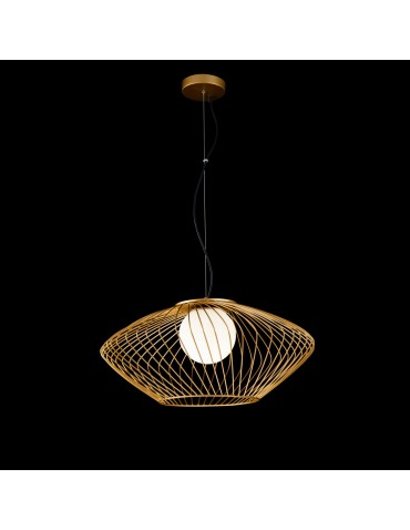 Maytoni Plec 1xE27 40W wisząca P364PL-01G złoty - produkt 2