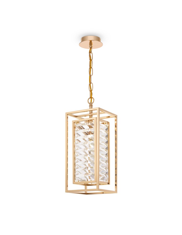 Maytoni Tening Wisząca E14 1x60W   Złoty  MOD060PL-01G