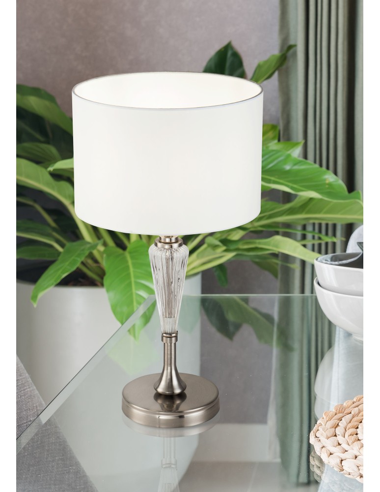 Maytoni Alicante 1xE14 40W stołowa MOD014TL-01N nikiel