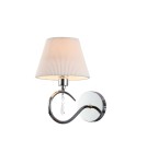 Kinkiety z abażurem - Maytoni Talia 1xE14 40W kinkiet MOD334-WL-01-N nikiel - product 1