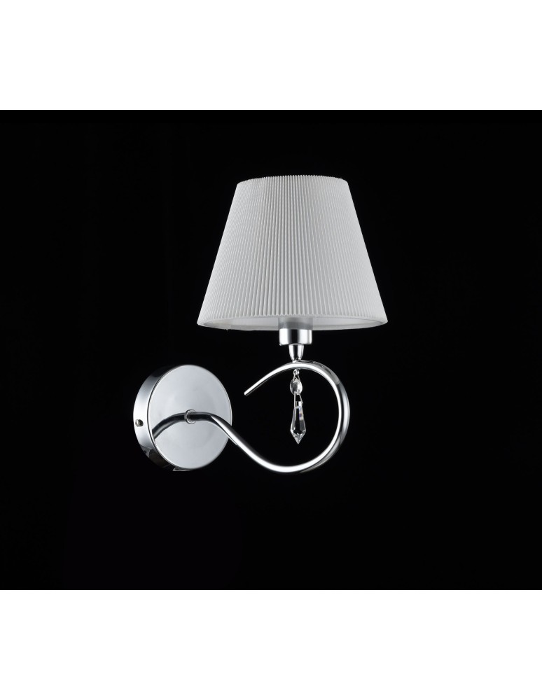 Kinkiety z abażurem - Maytoni Talia 1xE14 40W kinkiet MOD334-WL-01-N nikiel - product kolory-swiatla.pl 3