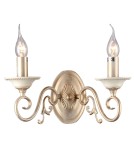 Kinkiety świecznikowe - Maytoni Perla 2xE14 60W kinkiet ARM337-02-R kremowy oraz złoty - product 1