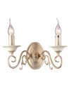 Maytoni Perla 2xE14 60W kinkiet ARM337-02-R kremowy oraz złoty