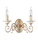 Kinkiety świecznikowe - Maytoni Perla 2xE14 60W kinkiet ARM337-02-R kremowy oraz złoty - product 4