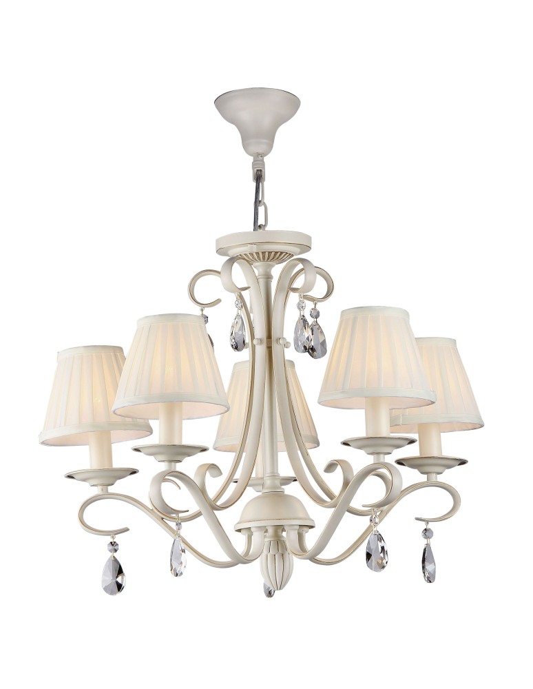 Maytoni Brionia 5xE14 40W żyrandol ARM172-05-G beżowy