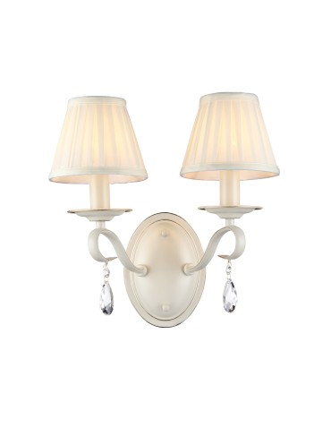 Maytoni Brionia 2xE14 40W kinkiet ARM172-02-G beżowy