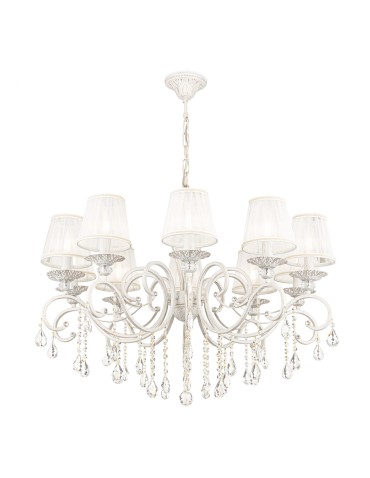 Maytoni Grace 10xE14 40W żyrandol ARM247-10-G biały oraz złoty
