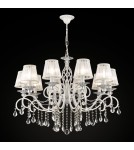Maytoni Grace 10xE14 40W żyrandol ARM247-10-G biały oraz złoty Maytoni Grace 10xE14 40W żyrandol ARM247-10-G biały oraz złoty