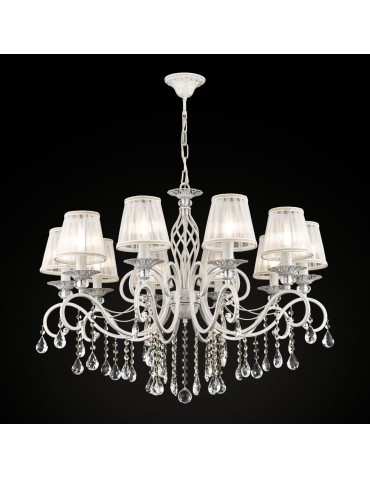 Maytoni Grace 10xE14 40W żyrandol ARM247-10-G biały oraz złoty - produkt 2