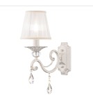 Kinkiety z abażurem - Maytoni Grace 1xE14 40W kinkiet ARM247-01-G biały oraz złoty - product 1