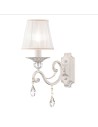Maytoni Grace 1xE14 40W kinkiet ARM247-01-G biały oraz złoty