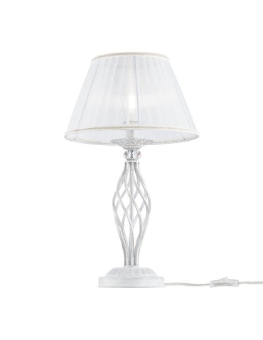 Maytoni Grace 1xE14 40W stołowa ARM247-00-G biały oraz złoty