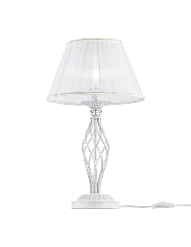 Maytoni Grace 1xE14 40W stołowa ARM247-00-G biały oraz złoty