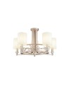 Maytoni Vittoria 5xE14 40W żyrandol H004CL-05BG kremowy oraz złoty