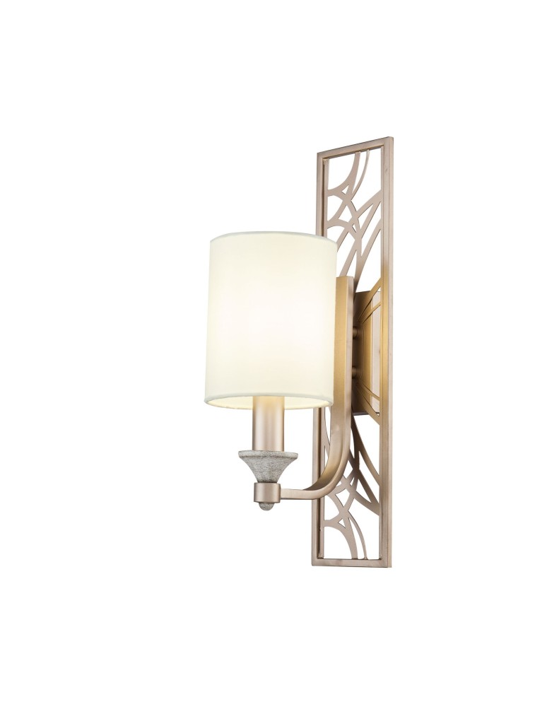 Maytoni Vittoria 1xE14 40W kinkiet H005WL-01BG kremowy oraz złoty