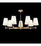 Żyrandole z abażurem - Maytoni Zaragoza 7xE14 40W żyrandol H001CL-07BS mosiądz - product 2
