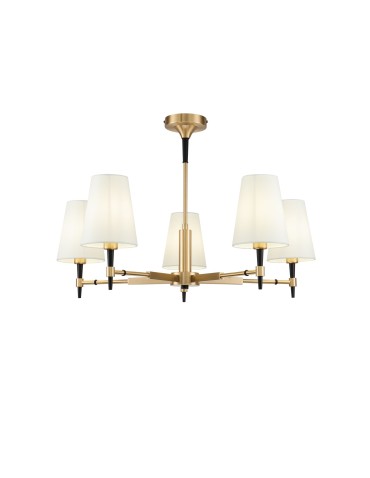 Maytoni Zaragoza 5xE14 40W żyrandol H001CL-05BS mosiądz