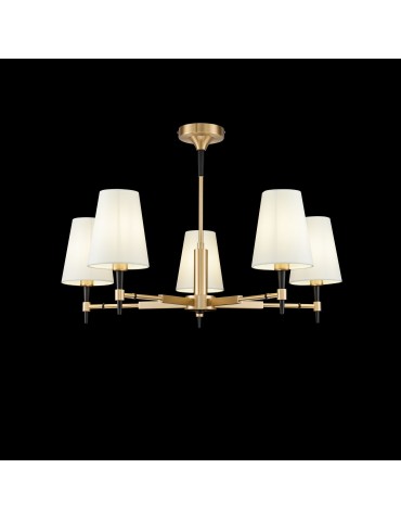 Maytoni Zaragoza 5xE14 40W żyrandol H001CL-05BS mosiądz - produkt 2