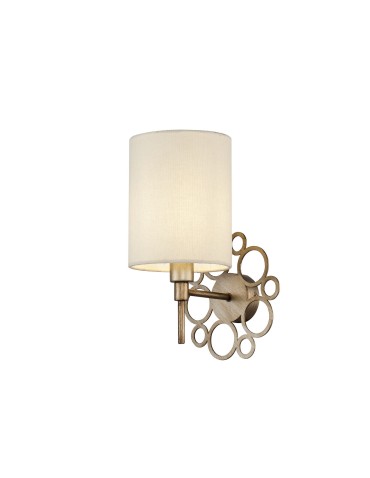 Maytoni Anna 1xE14 40W kinkiet H007WL-01G złoty antyczny