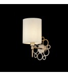 Kinkiety z abażurem - Maytoni Anna 1xE14 40W kinkiet H007WL-01G złoty antyczny - product 2