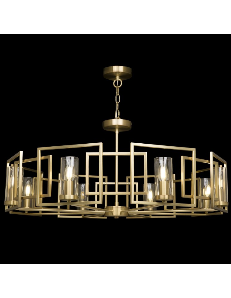 Maytoni Bowi 8xE14 40W wisząca H009PL-08G złoty