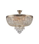 Lampy sufitowe z kryształami - Maytoni Palace 6xE27 60W żyrandol DIA890-CL-06-G złoty antyczny - product 1