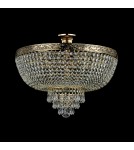 Lampy sufitowe z kryształami - Maytoni Palace 6xE27 60W żyrandol DIA890-CL-06-G złoty antyczny - product 4