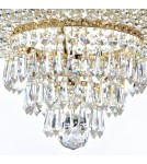 Lampy sufitowe z kryształami - Maytoni Palace 6xE27 60W żyrandol DIA890-CL-06-G złoty antyczny - product 6