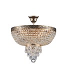 Lampy sufitowe z kryształami - Maytoni Palace 5xE27 60W żyrandol DIA890-CL-05-G złoty antyczny - product 1