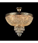 Lampy sufitowe z kryształami - Maytoni Palace 5xE27 60W żyrandol DIA890-CL-05-G złoty antyczny - product 2