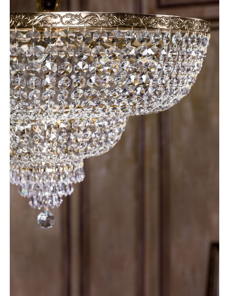 Maytoni Palace 14xE27 60W żyrandol DIA891-CL-14-G złoty antyczny