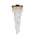 Maytoni Cascade 12xE14 60W żyrandol DIA522-CL-12-G złoty antyczny Maytoni Cascade 12xE14 60W żyrandol DIA522-CL-12-G złoty antyczny