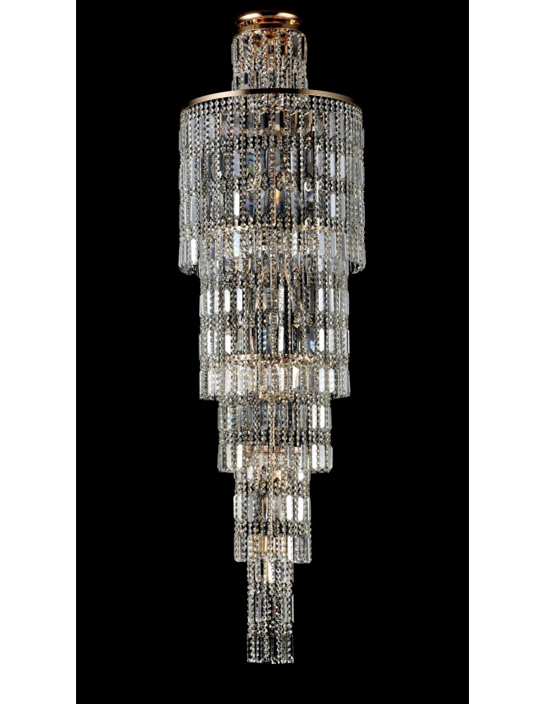 Maytoni Niagara 16xE14 60W żyrandol DIA003-PT50-G złoty Maytoni Niagara 16xE14 60W żyrandol DIA003-PT50-G złoty