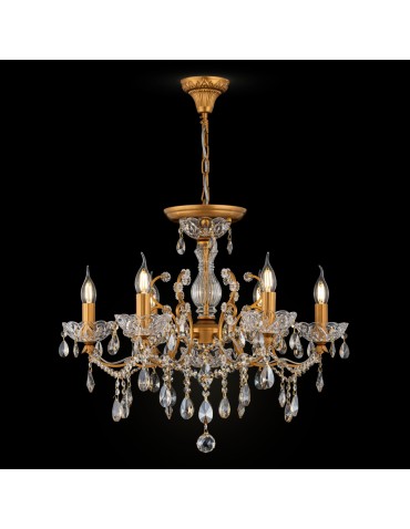 Maytoni Sevilla 6xE14 60W żyrandol DIA004-06-G złoty - produkt 2