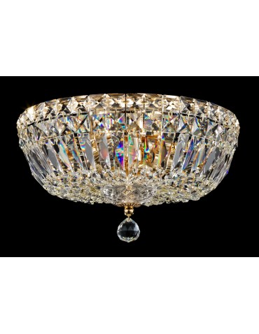 Maytoni Basfor 3xE14 60W żyrandol DIA100-CL-03-G złoty antyczny - produkt 2