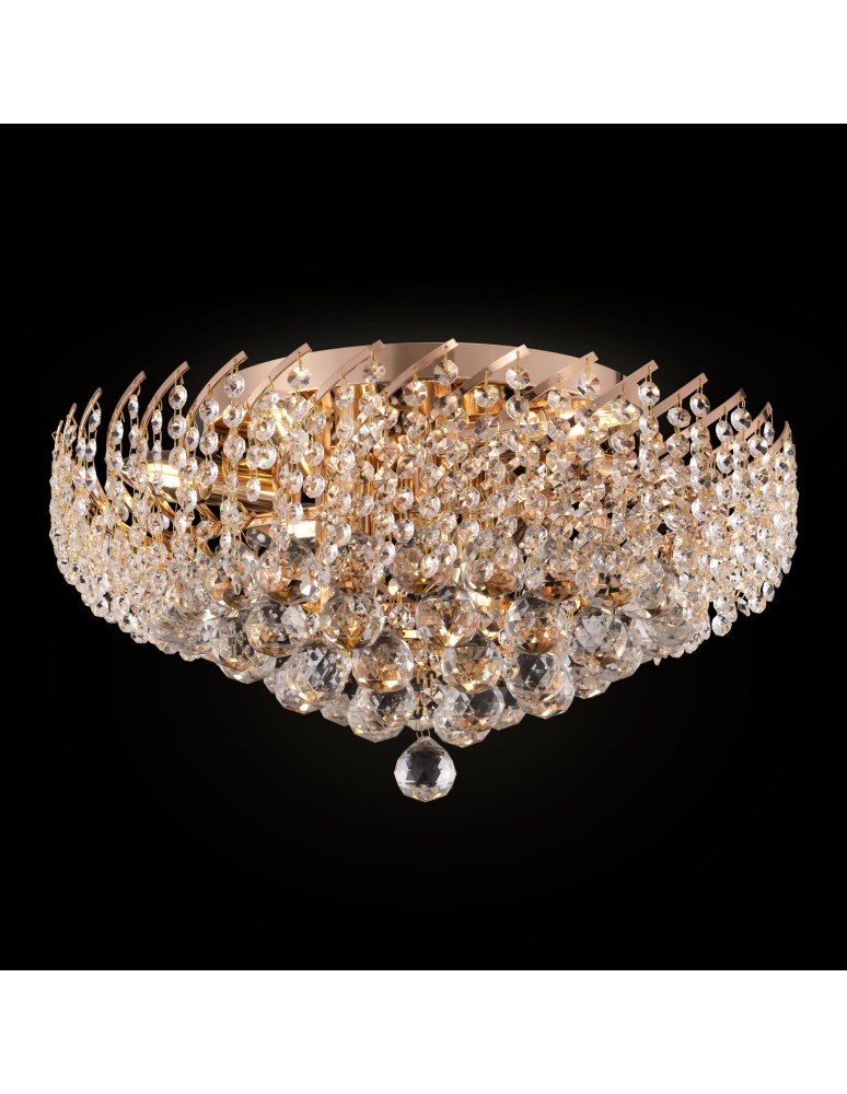 Maytoni Karolina 9xE14 40W żyrandol DIA120-09-G złoty Maytoni Karolina 9xE14 40W żyrandol DIA120-09-G złoty