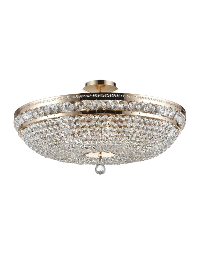 Maytoni Ottilia 12xE14 60W żyrandol DIA700-CL-12-G złoty