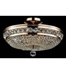 Lampy sufitowe z kryształami - Maytoni Ottilia 6xE14 60W żyrandol DIA700-CL-06-G złoty - product 2