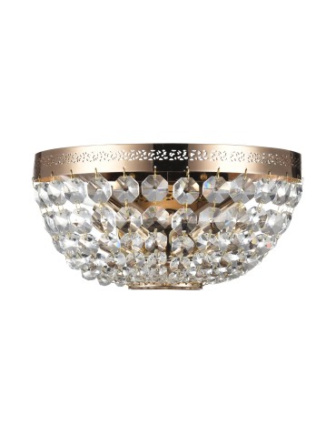 Maytoni Ottilia 2xE14 60W kinkiet DIA700-WL-02-G złoty