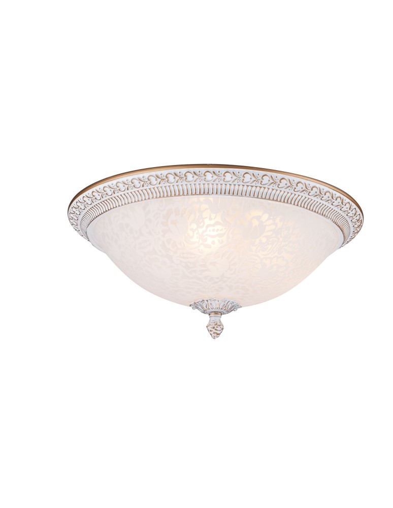 Maytoni Pascal 3xE27 40W sufitowa C908-CL-03-W biały oraz złoty Maytoni Pascal 3xE27 40W sufitowa C908-CL-03-W biały oraz złoty