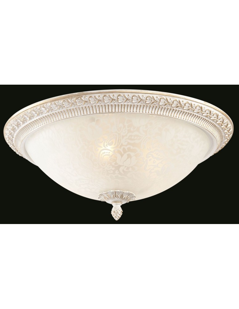 Maytoni Pascal 3xE27 40W sufitowa C908-CL-03-W biały oraz złoty Maytoni Pascal 3xE27 40W sufitowa C908-CL-03-W biały oraz złoty
