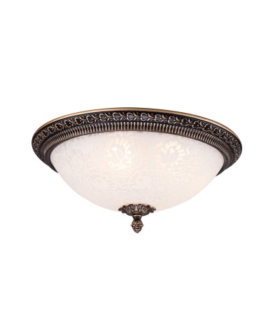 Maytoni Pascal 3xE27 40W sufitowa C908-CL-03-R brąz antyczny