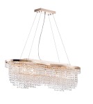 Lampy wiszące - Maytoni Toils 7xE14 60W żyrandol DIA600-07-G złoty - product 1