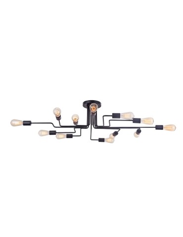 Maytoni Gilbert 12xE27 60W sufitowa T532CL-12B czarny