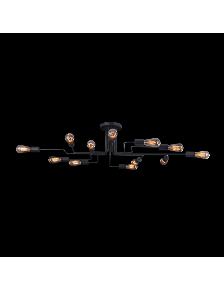 Maytoni Gilbert 12xE27 60W sufitowa T532CL-12B czarny Maytoni Gilbert 12xE27 60W sufitowa T532CL-12B czarny