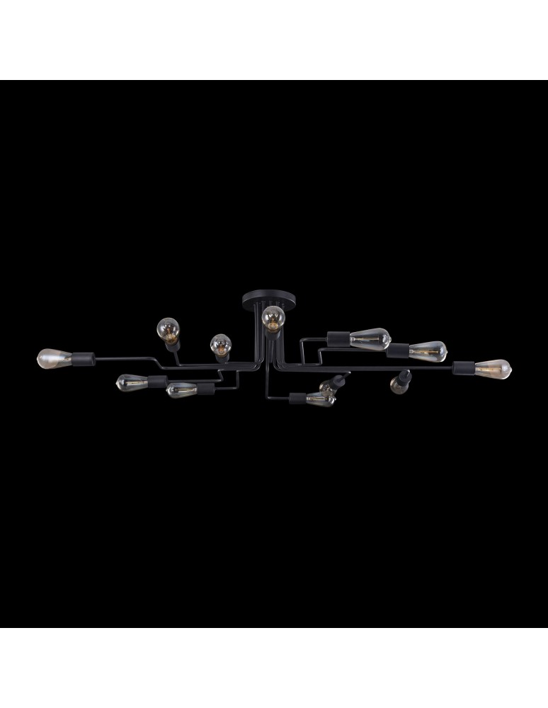 Maytoni Gilbert 12xE27 60W sufitowa T532CL-12B czarny Maytoni Gilbert 12xE27 60W sufitowa T532CL-12B czarny