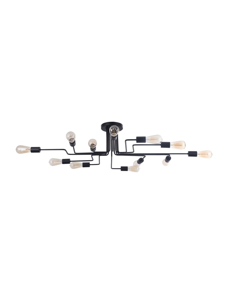 Maytoni Gilbert 12xE27 60W sufitowa T532CL-12B czarny Maytoni Gilbert 12xE27 60W sufitowa T532CL-12B czarny